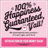 Pink Satisfaction Guarantee for Handmade Wooden Christmas Ornament with Santa Tracker